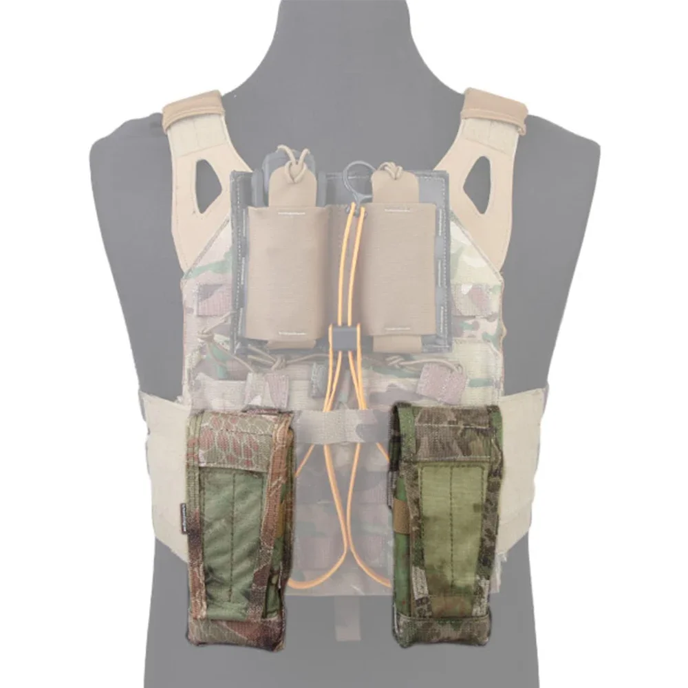 Фото Emersongear одиночная сумка для журналов с клапаном, открытая сумка для магазинов, MOLLE, охотничий карман, боевой держатель, страйкбол, открытый кемпинг №3