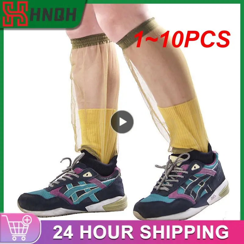 

1 ~ 10 шт. аксессуары для скалолазания сетчатый чехол для ног против комаров чехол для носков против комаров в джунглях парке леггинсы для кемпинга и походов
