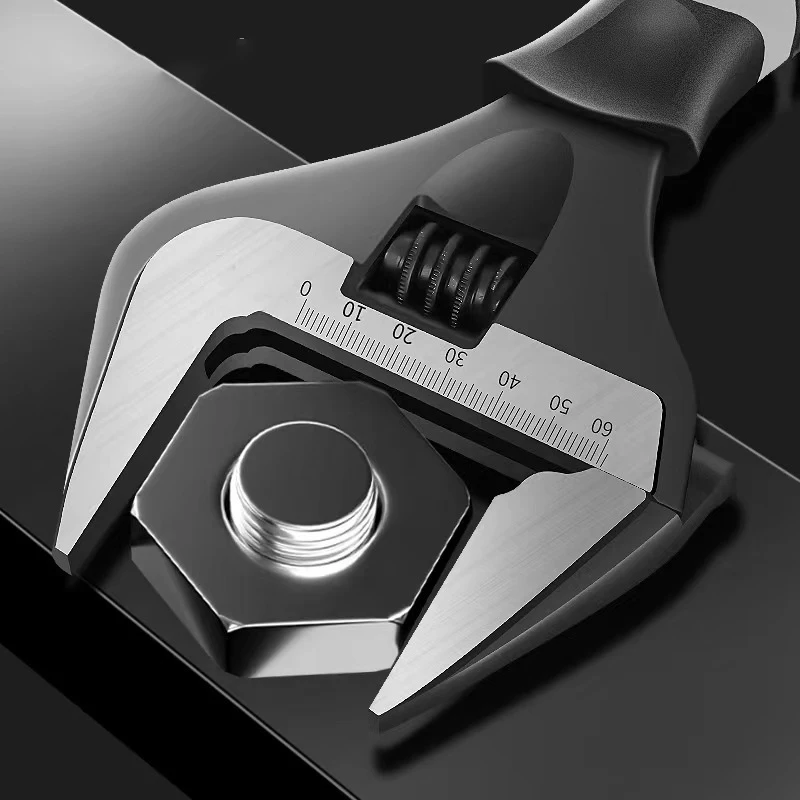 

Большой регулируемый гаечный ключ, гаечный ключ для ванной комнаты с короткой ручкой, 6-12 дюймов, для ремонта сантехники и бытовых помещений