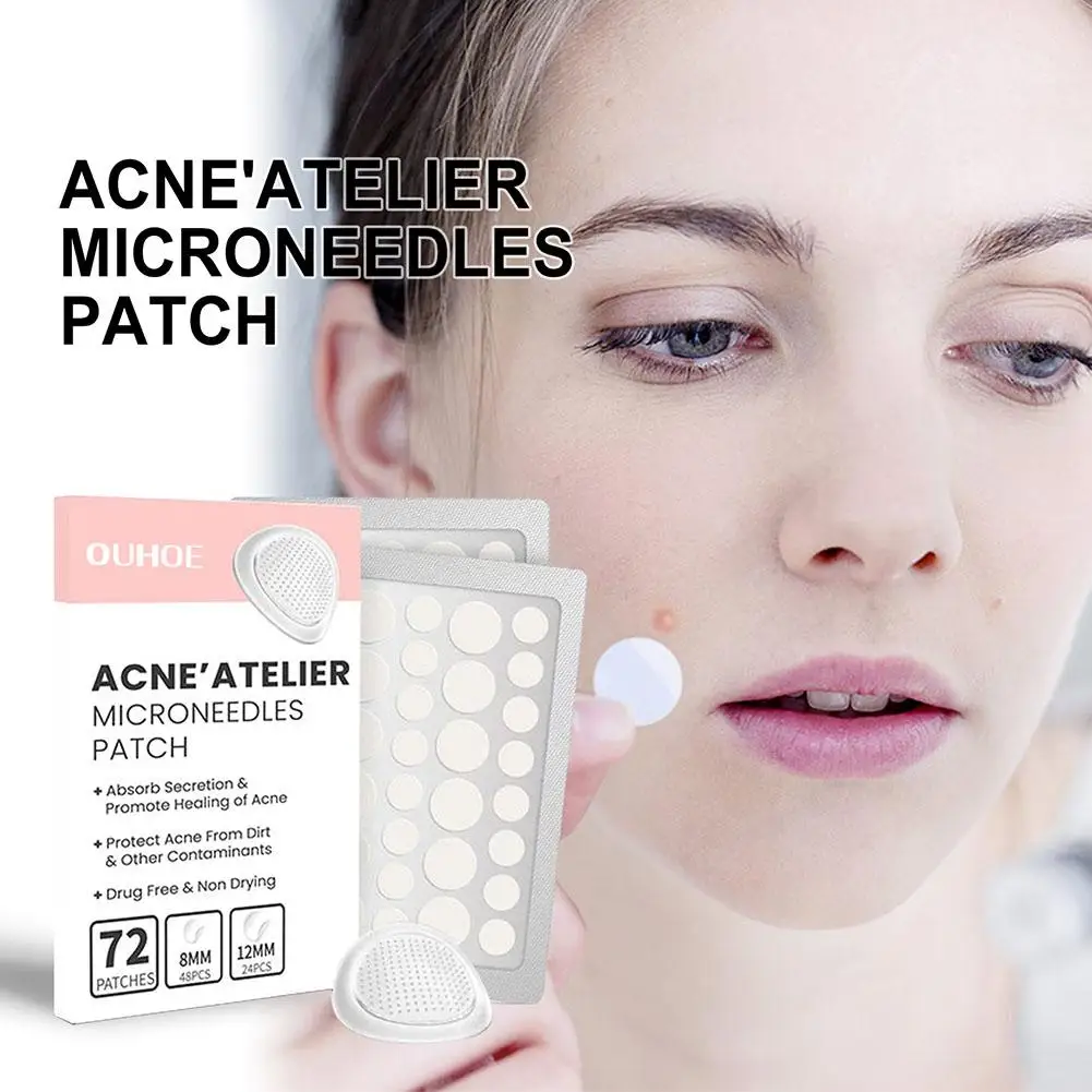 

1 Box Pro Acneatelier Microneedles Patch Acne Pimple Patch Spot Treatment For Zits Blemishes Repair Soothing Skin Face Patc B7g4