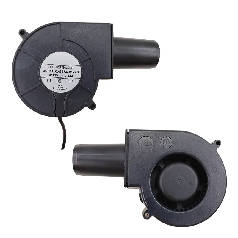 Вентилятор 9733 12 В постоянного тока с капюшоном усилением громкости