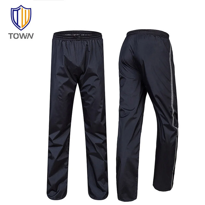 

towin Impermeable Raincoats Women/Men Rain Pants Outdoor Thicker Waterproof Trousers Motorcycle Fishing Camping Rain Gear Pants