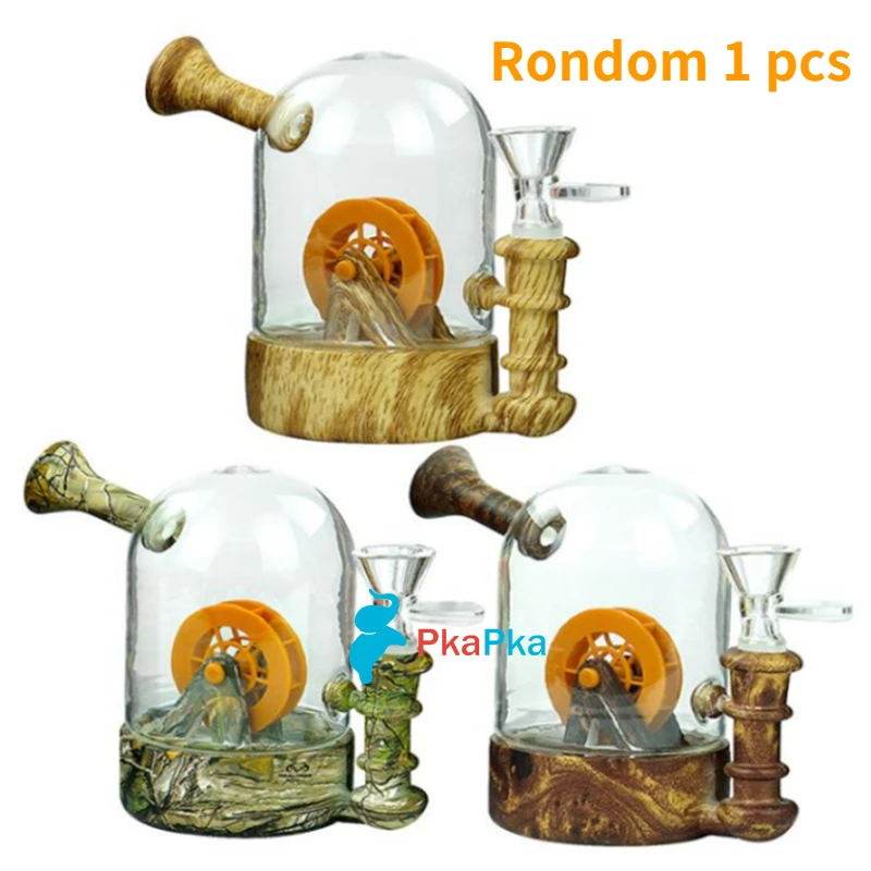 

2022 Silica gel Shisha Beaker Pipe Bong Tubes Smoke Mouthpiec Smoking Accessories Oil Lamp Collector Narguile Shisha Flask SET