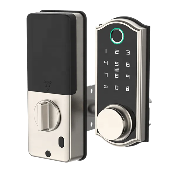 

2021 New Design Pull Push Front Hotel Thin Sliding Smart Door Lock Handle