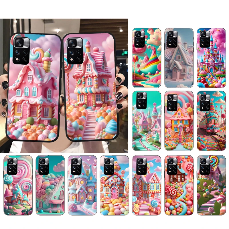 Милый чехол Candyland для телефона Xiaomi Redmi note 13 12 Pro 11S 11 10 10S 12S 13C
