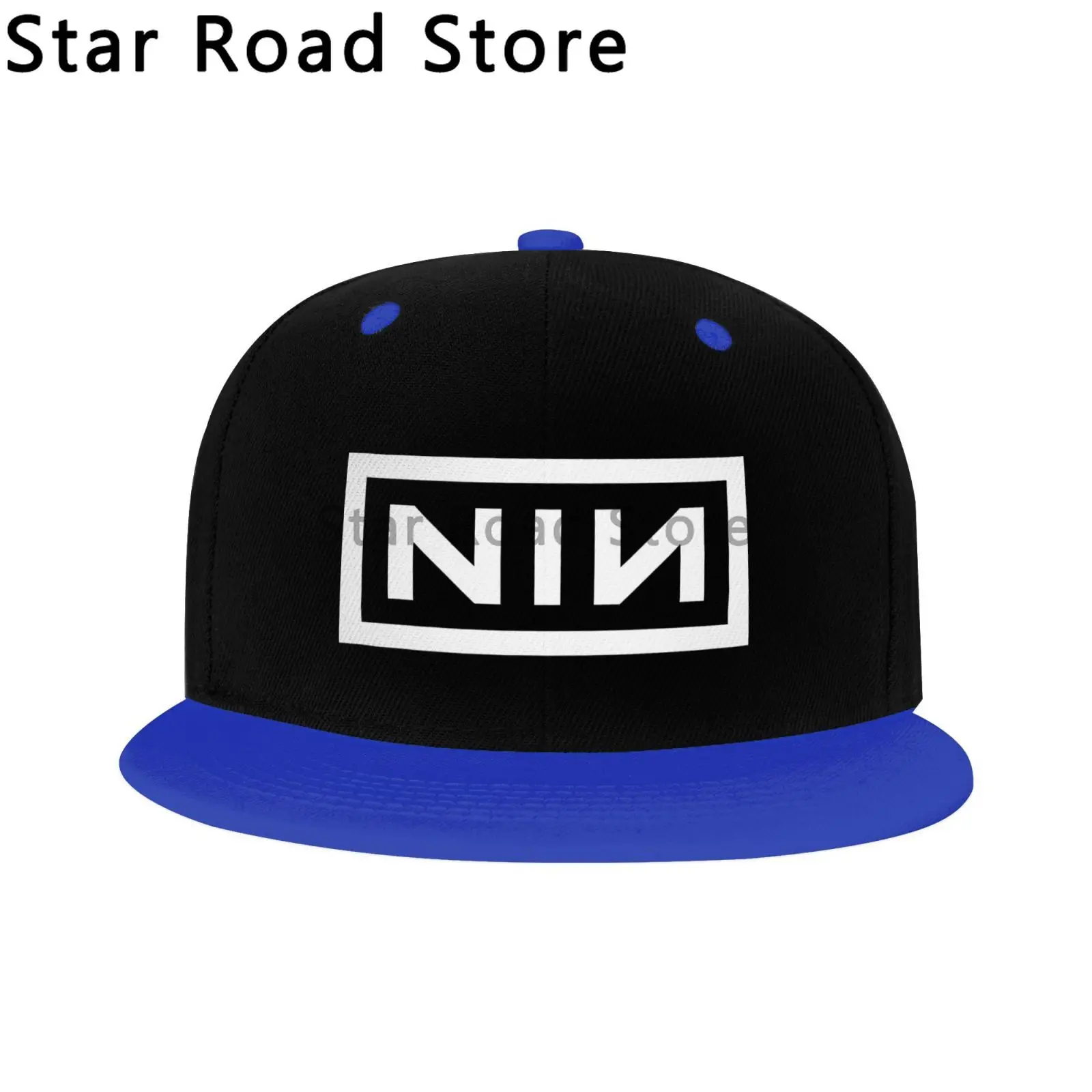 Бейсболка NIN Logo Nine Inch Nails Band Trucker Cap, модная сетчатая кепка, полиэстеровая кепка-тракер, дышащая спортивная кепка, осенняя коллекция (art.: 3920d9255daec) - 3920d9255daec