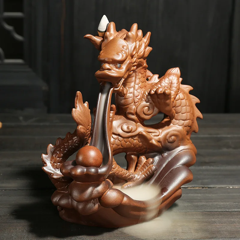 

Waterfall Incense Burner Aromatherapy Diffuser Incense Holder Flowing Ceramic Incense Burner Reflux Quemador De Incienso Furnace
