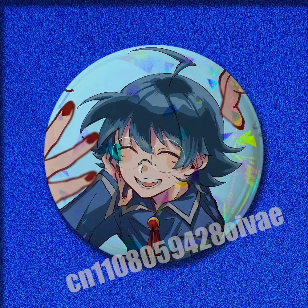 Фото Бейдж-значок W-Welcome to Demon School Iruma-kun Iruma Suzuki, чехол для аксессуаров, украшение, 44 мм, 32 мм, брошь, круглые значки-пуговицы №4