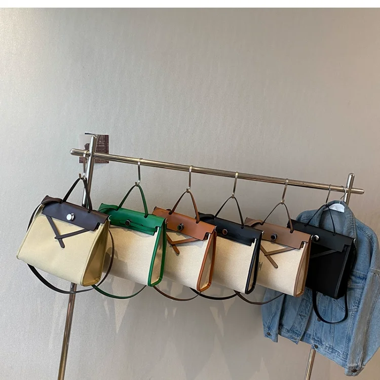 2023 New Elegant Tote Bags for Women Fashion Ladies Large Capacity Contrast Handbags Armpit Female Shoulder Bag