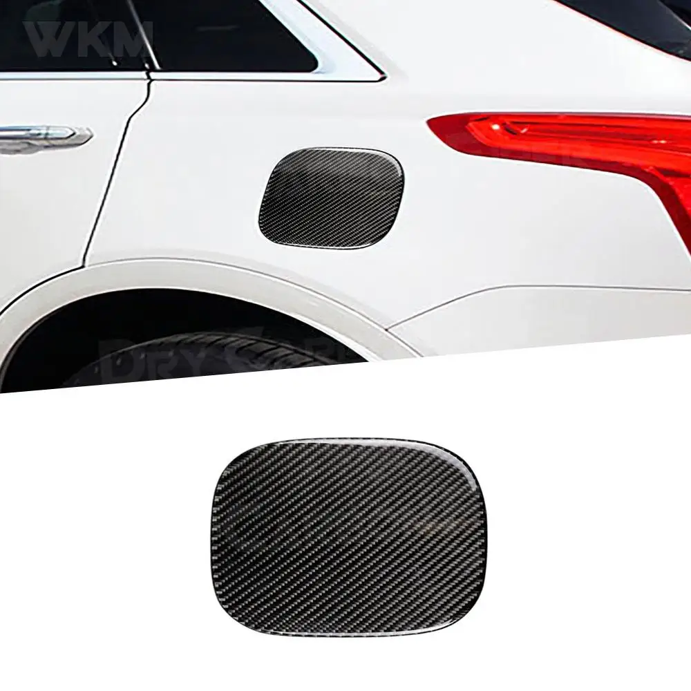 

Крышка крышки топливного бака, наклейка из углеродного волокна, отделка, Автоматическая круглая крышка, круглая крышка для Cadillac XT5 2016-2019