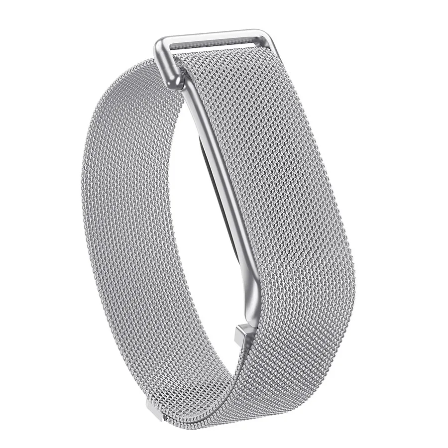Фото Магнитный ремешок из нержавеющей стали для Google Fitbit Air, регулируемый ремешок для часов, водонепроницаемый ремешок для часов, аксессуары для браслетов №3