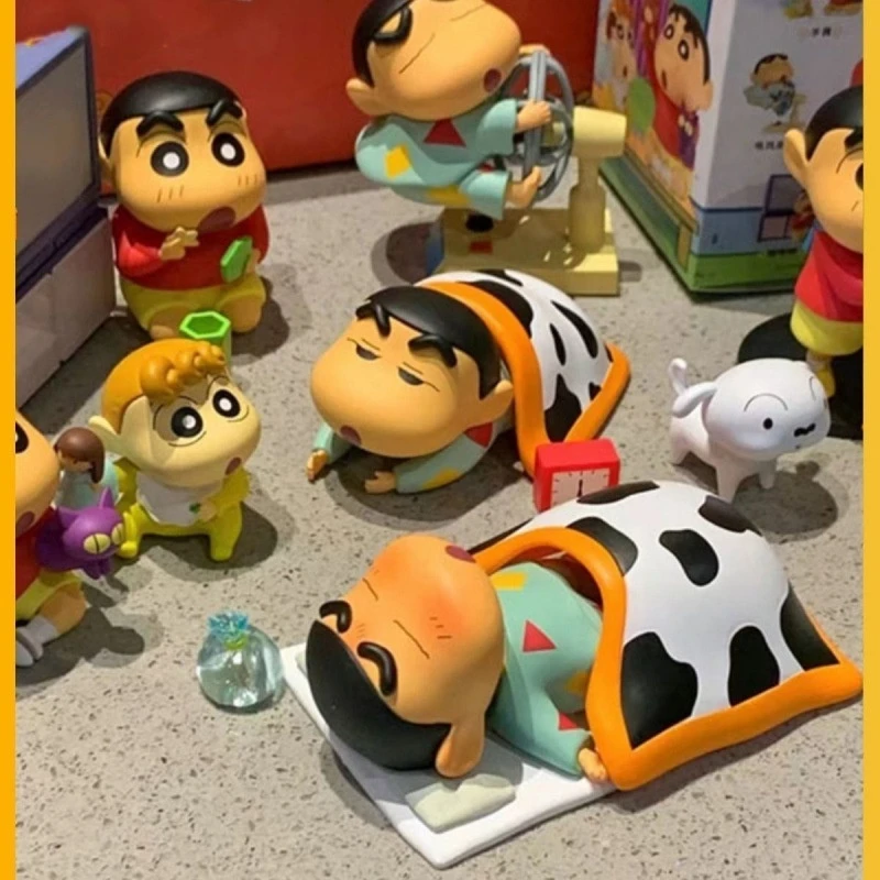 Miniso Crayon Shin-Chan натуральная слепая коробка повседневная жизнь мобильная серия