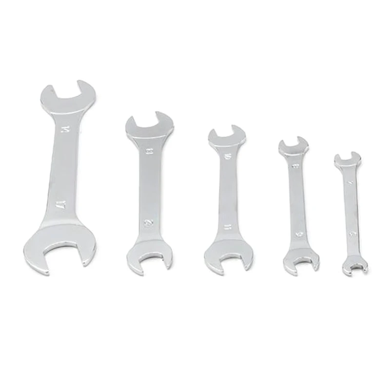 

Professional Open End Wrench Set High Carbon Steel Flat Wrench 4/4.5/5/5.5/6/7mm Hand Manual Repair Tool Durable Tool