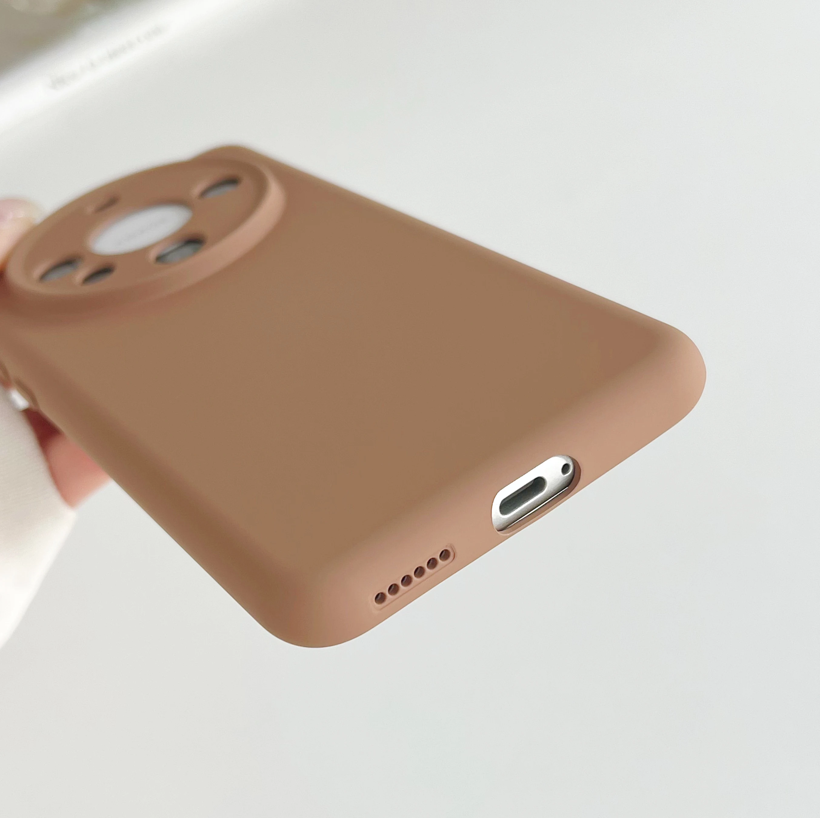 Противоударный мягкий жидкий силиконовый чехол для Huawei Mate 60 Pro 50 40 тонкий гладкий