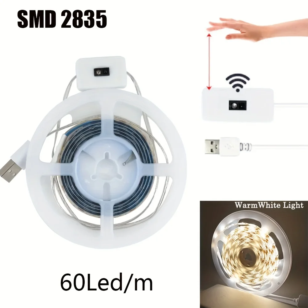 

Умная светодиодная лента SMD2835 5В белая/теплый белый 1м/2м/3м/5м