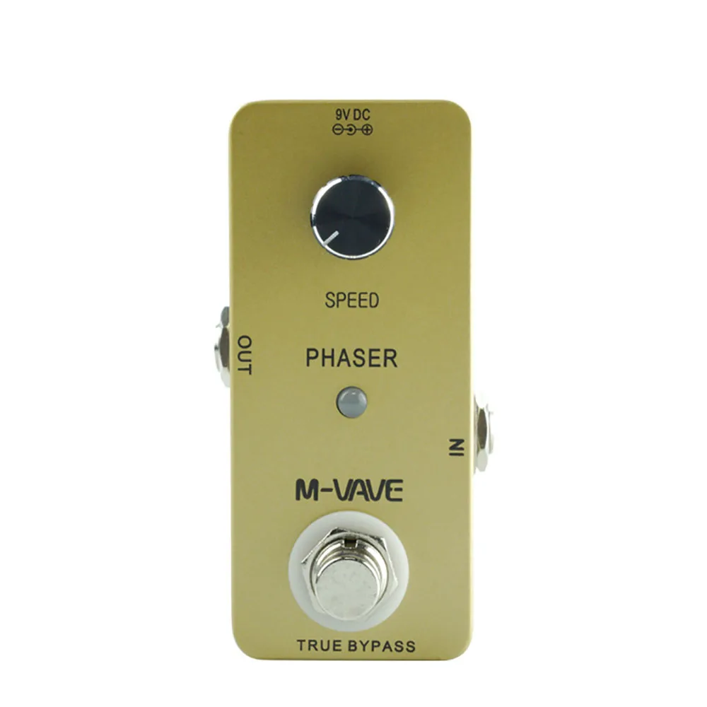 

M-VAVE PHASER Analog Guitar Effect Pedal Zinc Alloy Shell True Bypass Electric Guitar Pedal for guitar parts Effects Processors