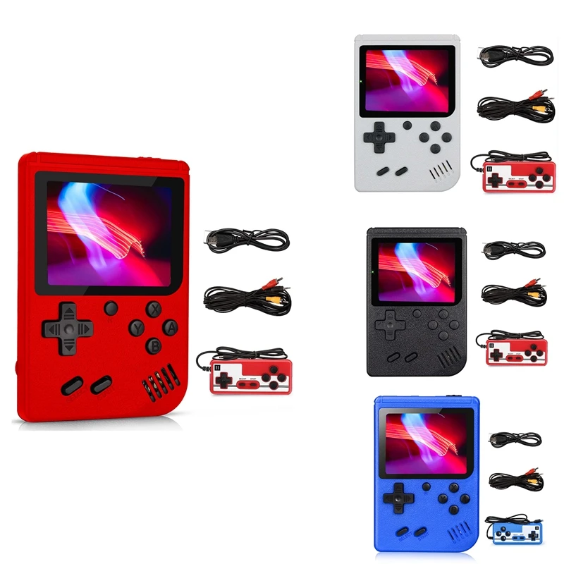 2 4-дюймовая портативная игровая консоль в стиле ретро + игровой контроллер для