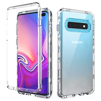 case for samsung galaxy s10 plus 6 4galaxy s10 6 1s10e 5 8 inchsilicone transparent case with heavy duty shock absorption