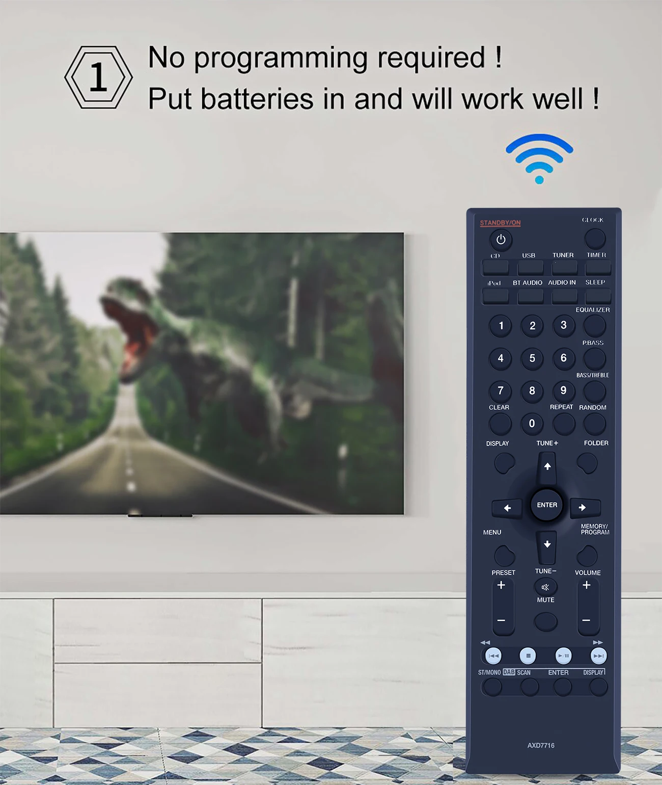 Пульт дистанционного управления для A/V AV-ресивера Pioneer AXD7716 VSX-S300-K VSX-S501 |