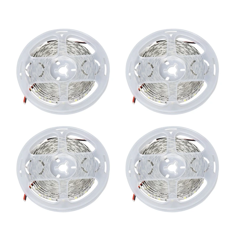 

4X Super Bright 5M 300 SMD 5630 LED Strip Bar Band String Of Lights White