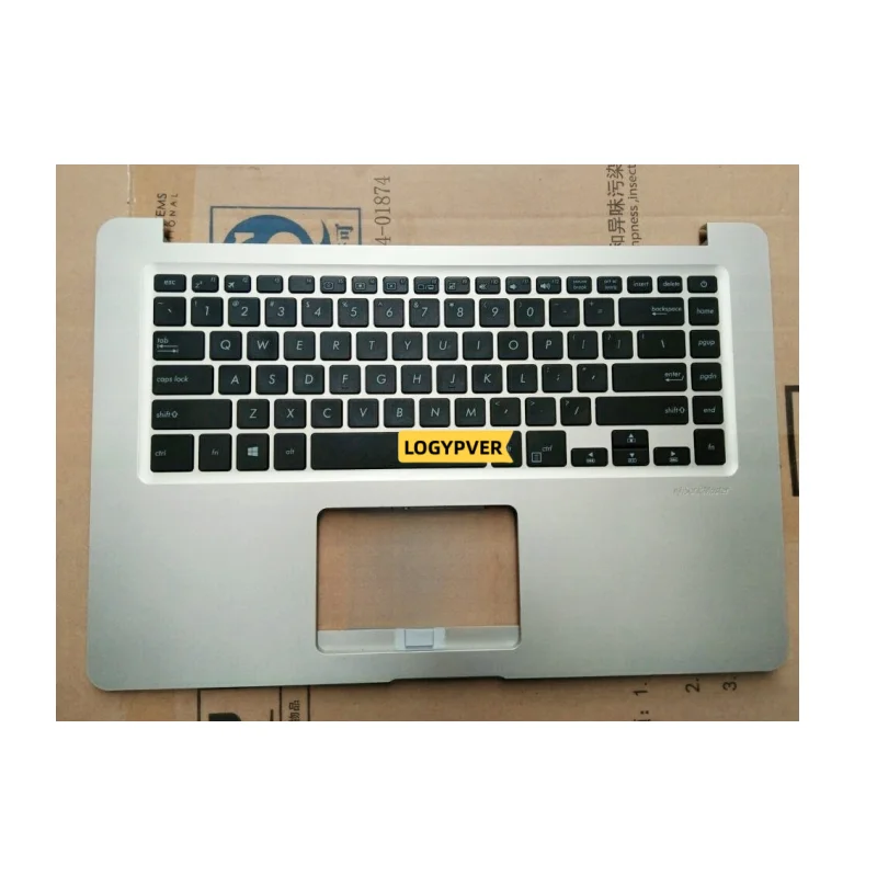 US Laptop Keyboard Palmrest for ASUS S510 S510U X510  X510UA X510U X510UQ S5100U S5100 F5100 U5100UQ S510UA English Backlit