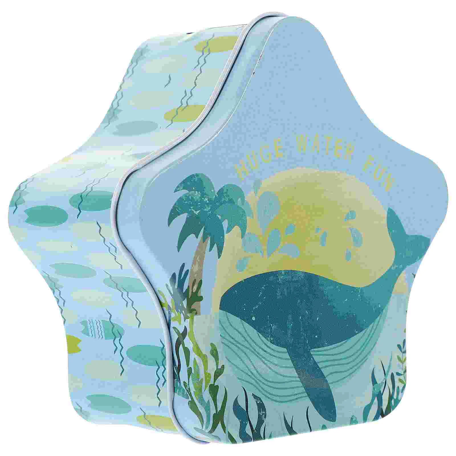 Детская копилка для монет украшения на день рождения неоткрывающаяся жесть