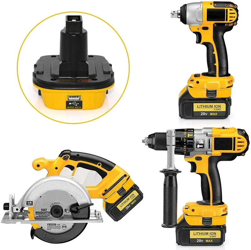 Запасной адаптер для аккумулятора DCA1820 преобразователь DEWALT 18 в NiMH Tools 20 функция