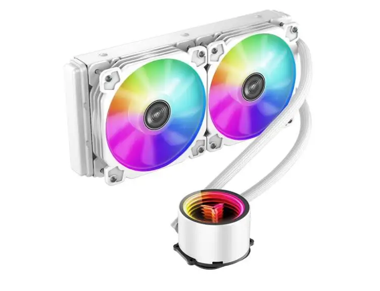 

JONSBO TW4-240 ARGB PLUS CPU water cooling (5V3 pin light synchronization / PWM temperature control fan / Symphony light pipe)