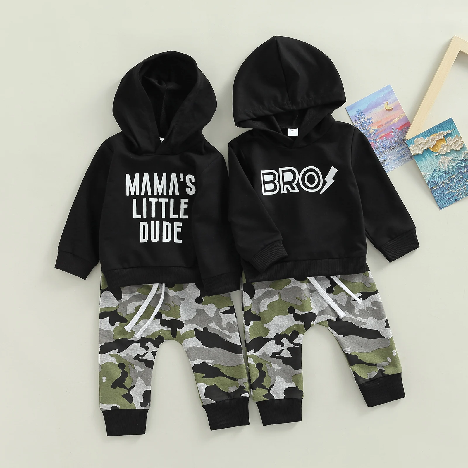 

Штаны с капюшоном и надписью для мальчиков