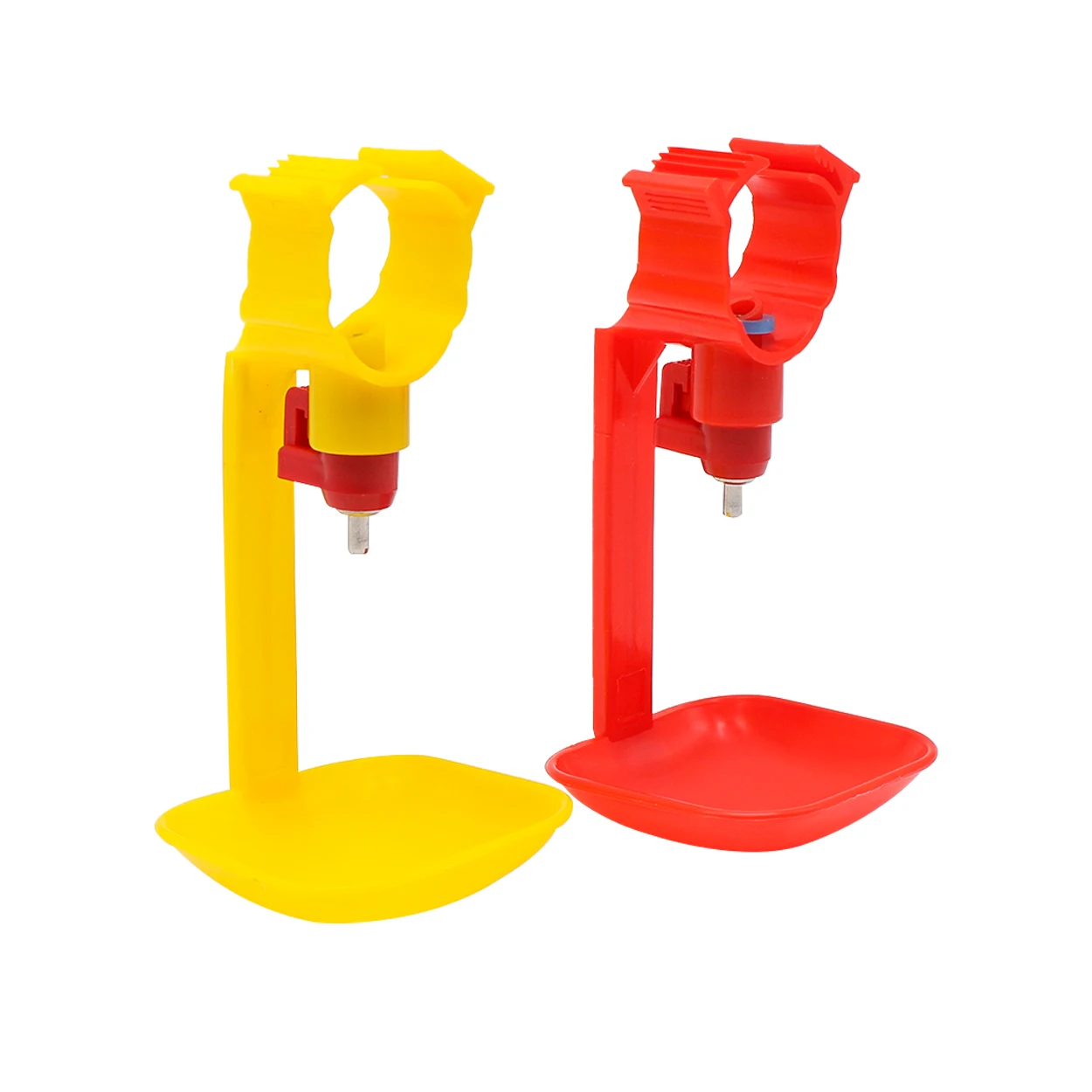 

10pcs 25mm Round Tube Automatic Water Dispenser Hanging Cup Poultry Duck Nipple Drinking Cup Automatic Water Supply Device