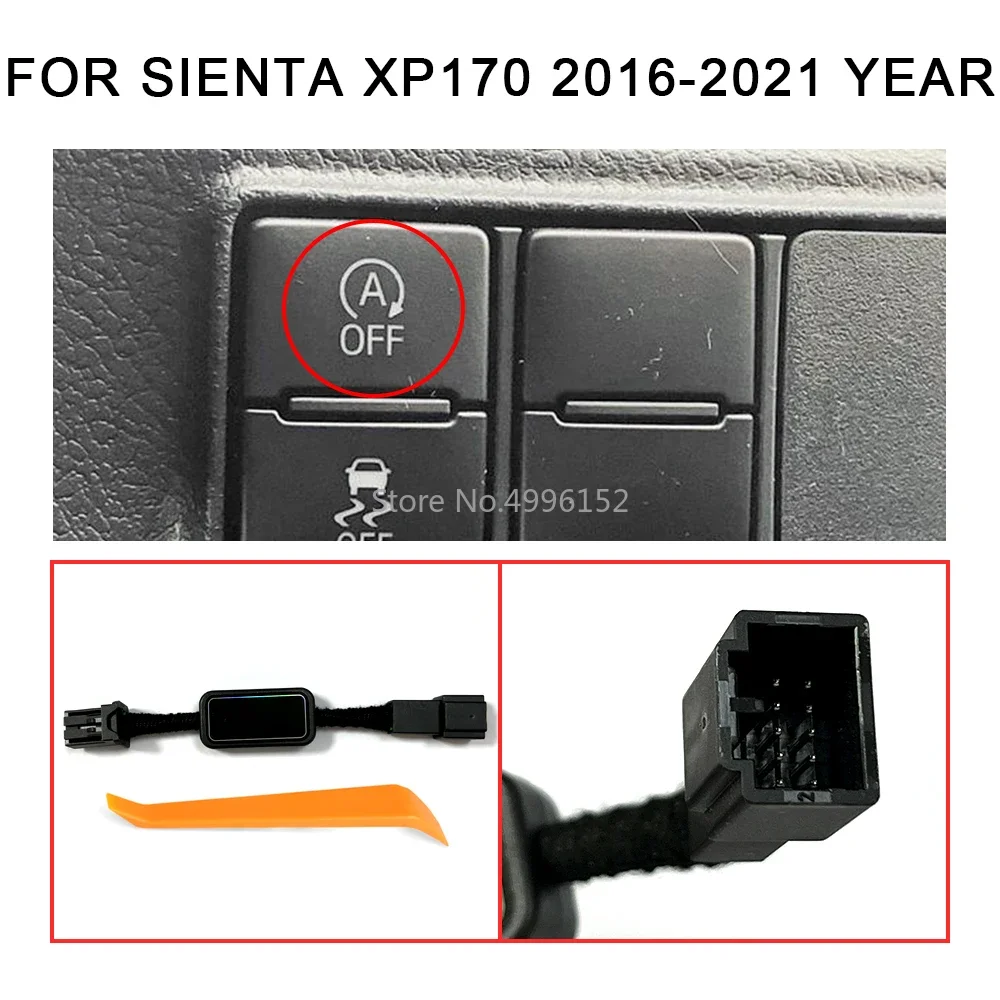 

Для Toyota Sienta XP170 2016-2021 Авто старт-стоп подавитель автоматический стоп старт двигатель Устранитель устройства Разъем отключить кабель