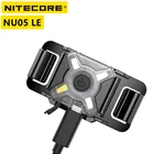 NITECORE NU05 LE мини-сигнальный фонарь 4 цвета мигает с использованием 4 высокопроизводительных светодиодных перезаряжаемых наружных фар