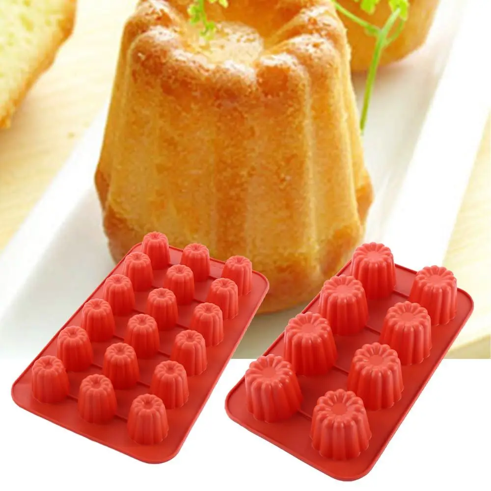 

Mousse Dessert Muffin Custard Non-Stick Candle Making Tools Soap Mould Cannele Mold Baking Tool