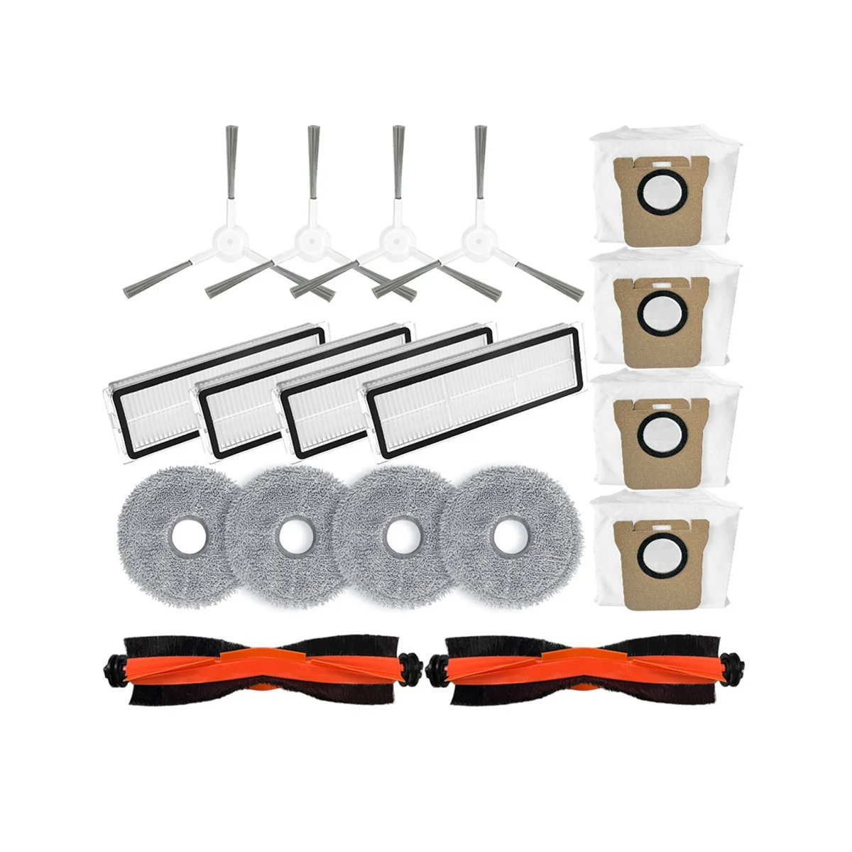 Сменные аксессуары для пылесоса Dreame W20 Pro Ultra RLW32LE основная боковая щетка фильтр