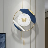 luxury wall clock pendulum modern design kitchen digital clock for living room wall decor horloge murale decoration living room