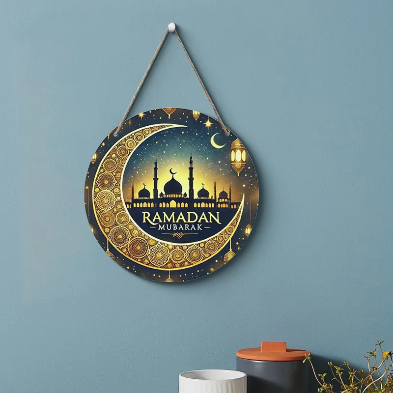 Деревянные дверные подвесные детали Lent Moon настенное украшение для гостиной