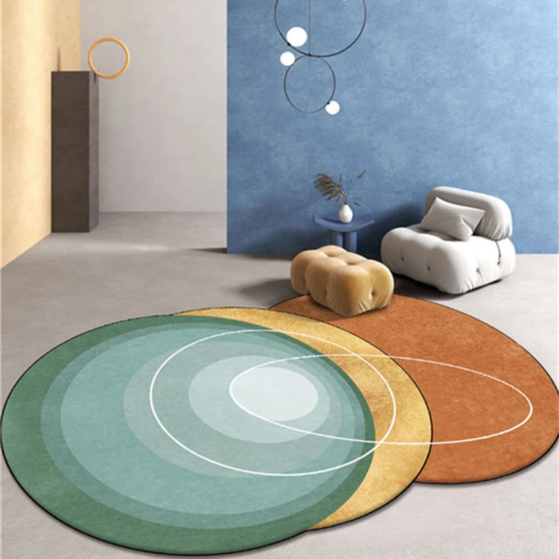 

Green Modern Irregular Carpets for Living Room Large Area Rugs Big Carpet Bedroom Sofa Kids Child Play Table Beside Floor Mat