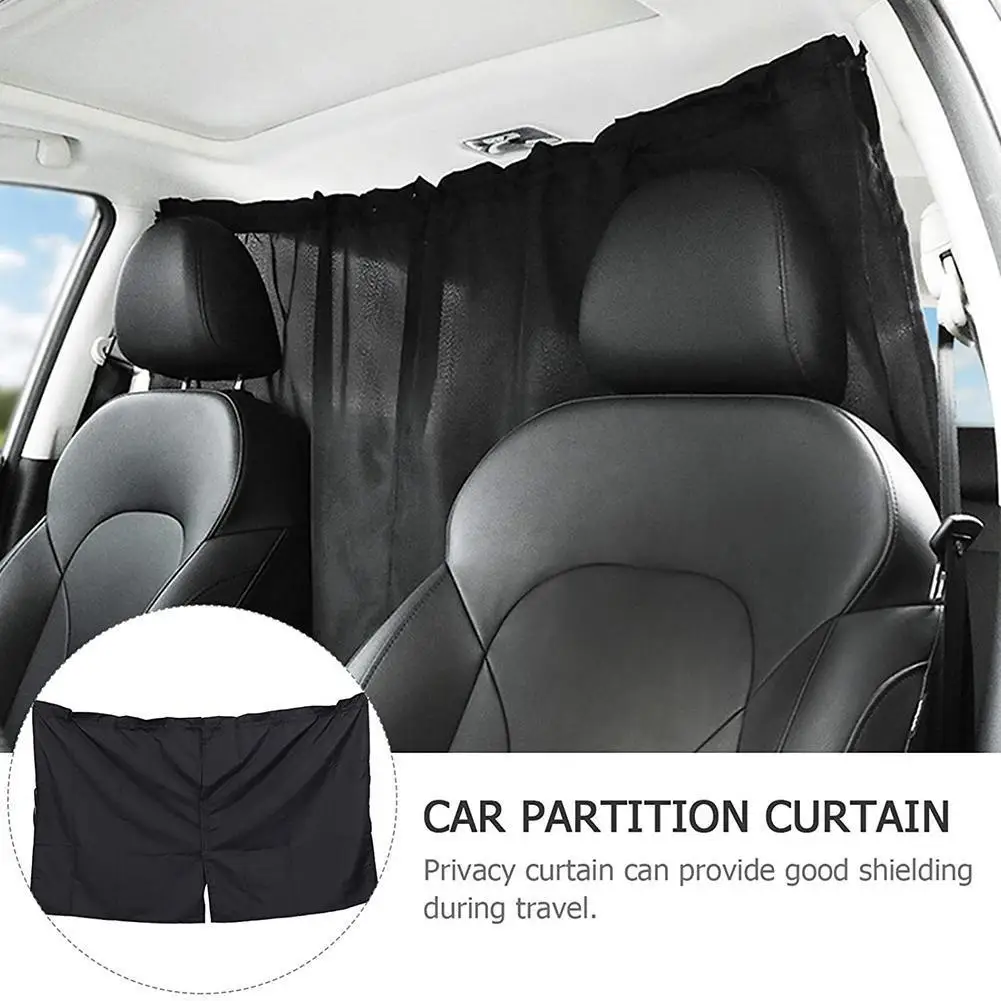 2Pcs/set Taxi Car Isolation Curtain Partition Protection Curtain Vehicle Air Conditioning Sun Shade Privacy Commercial Accessory