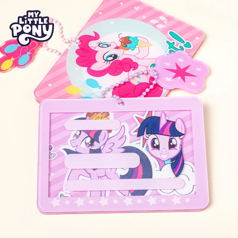 Фото Милый аниме-держатель для карт My Little Pony, чехол для студенческого удостоверения, защитный чехол для проездного и карты питания, держатель для рабочего пропуска для девочек №4