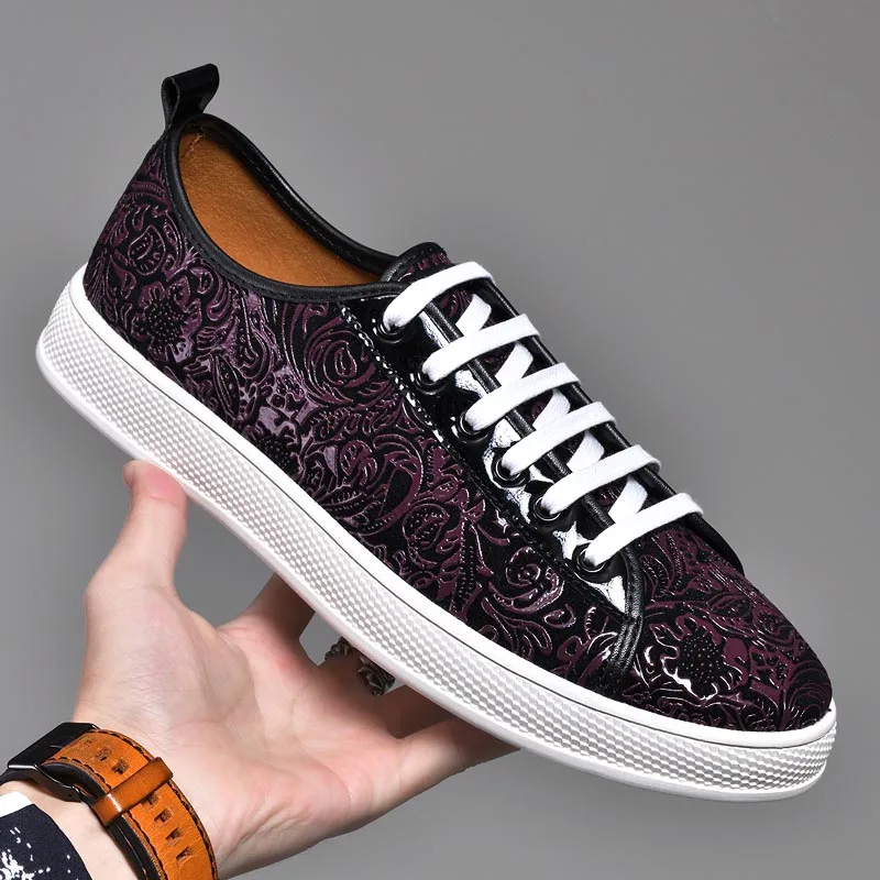 

Men Genuine Leather Shoes Lace Up Mens Casual Shoes Fashion Sneakers Mens Shoes Comfortable Casual Shoes Designer Loafers Men