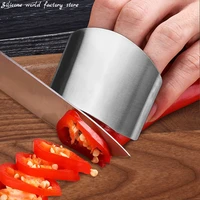 silicone world stainless steel finger guard finger protector anti cut finger protection tool kitchen cooking knives accessories