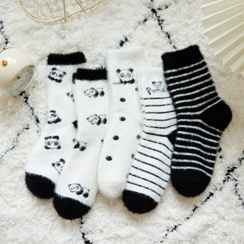 

Носки теплые плюшевые с милыми мультяшными животными, на осень и зиму