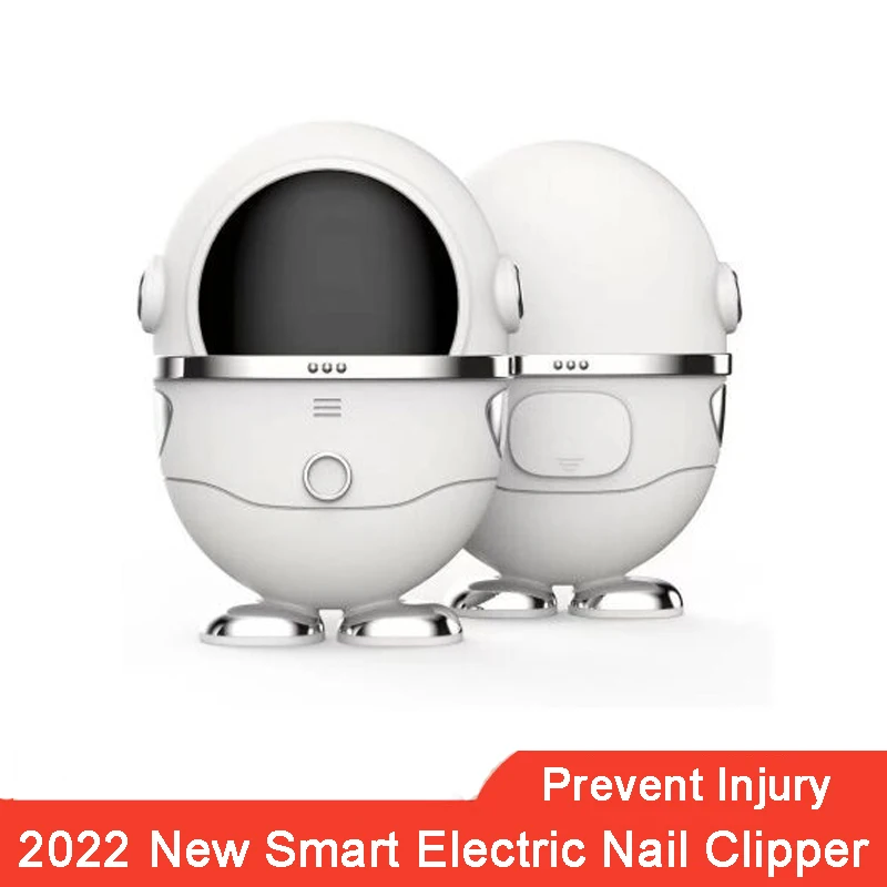 Машинка для стрижки ногтей электрическая умный триммер с ножницами удаления