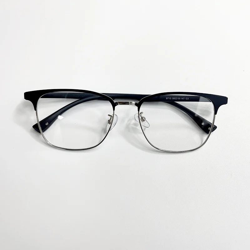 Оправа для очков в деловом стиле оправа с полуободковой оправой защита от синего