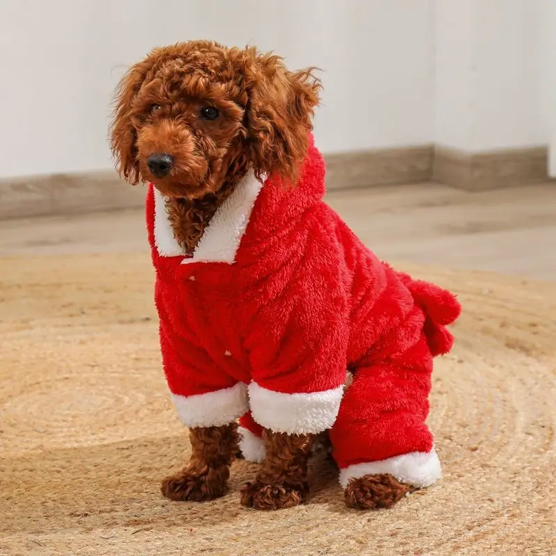 

Christmas Dog Pajama Elk Sweater Pullover Winter Dog Clothes for Small Dogs Chihuahua Yorkies Puppy Jacket Pet Clothing