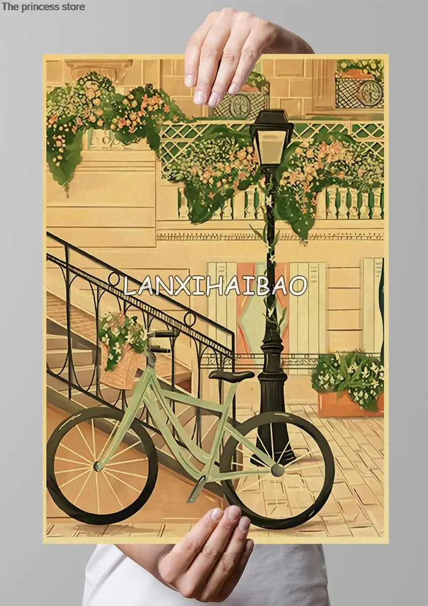 Декоративные картины из аниме Рим Дубай пейзаж знаменитого города походный