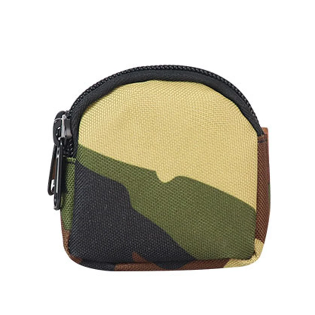 

Mini Coin Purse Wallet Khaki Waterproof Cloth 1000D Nylon Black Easy To Carry Easy To Use Universal Utility Bag