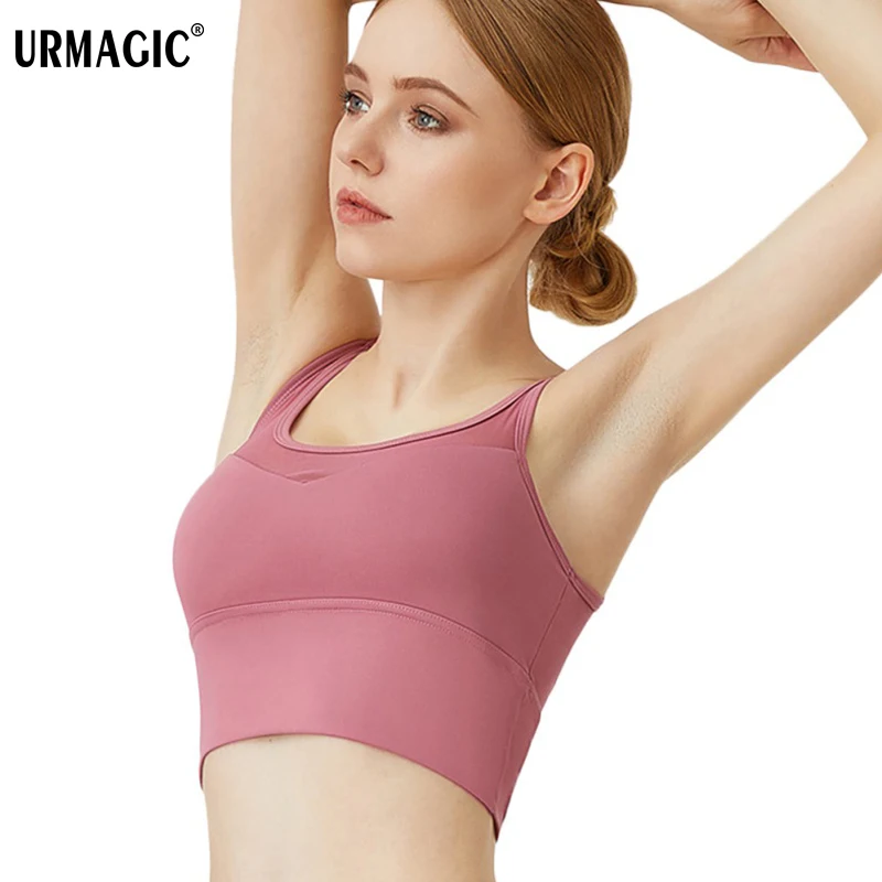 

Women's Sports Underwear Professional High Strength Shockproof Mesh Fast Drying Running Fitness Yoga Training Sports Bra