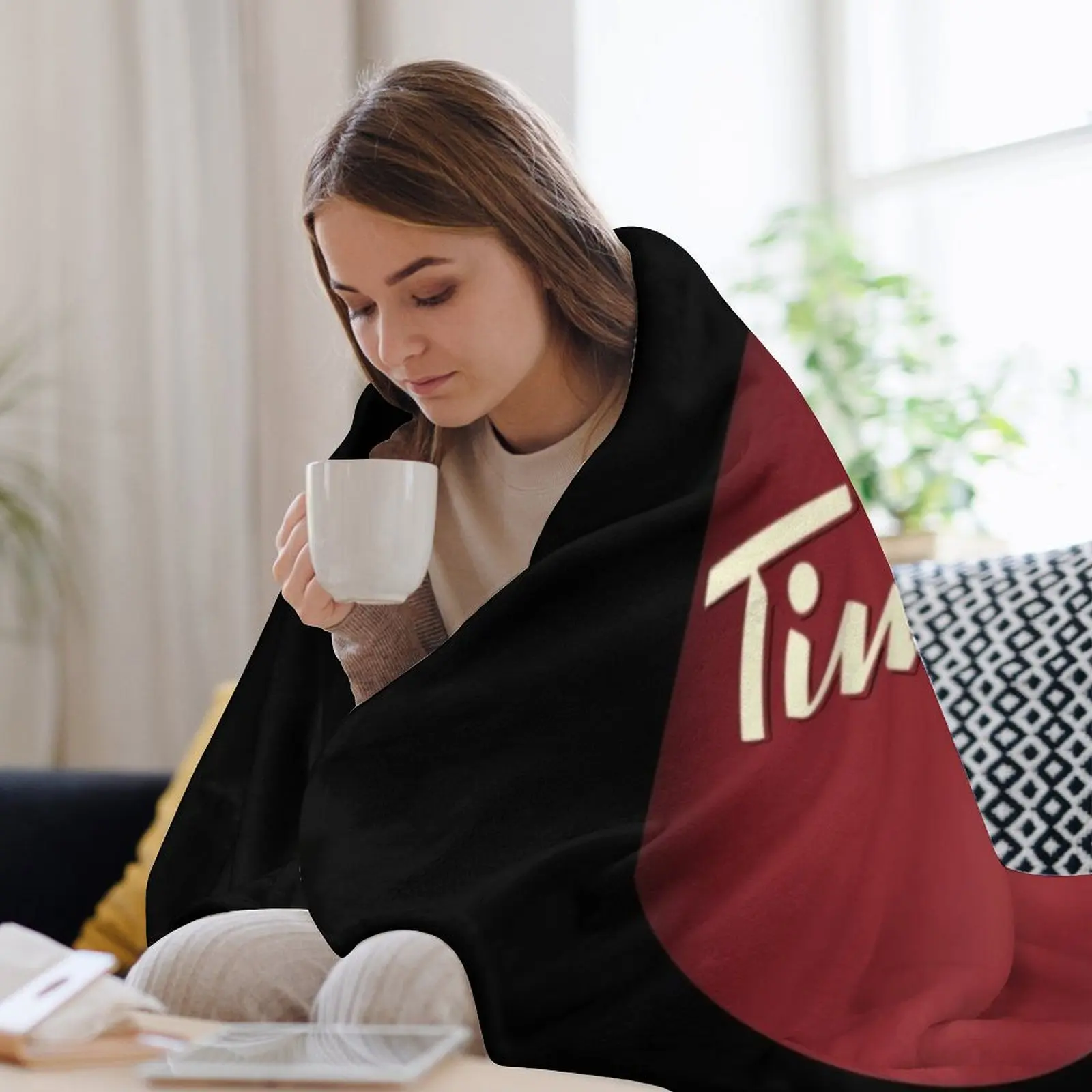 Одеяло с чашкой Тима Гортона