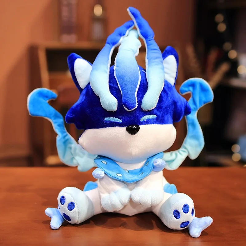 

Genshin Impact Andrius Plush Toy Abyss Mage King North Wind Wolf King Plush Doll Newest Boreas Wolf Cosplay Props Party Gift